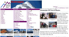 Desktop Screenshot of mountainsoftravelphotos.com